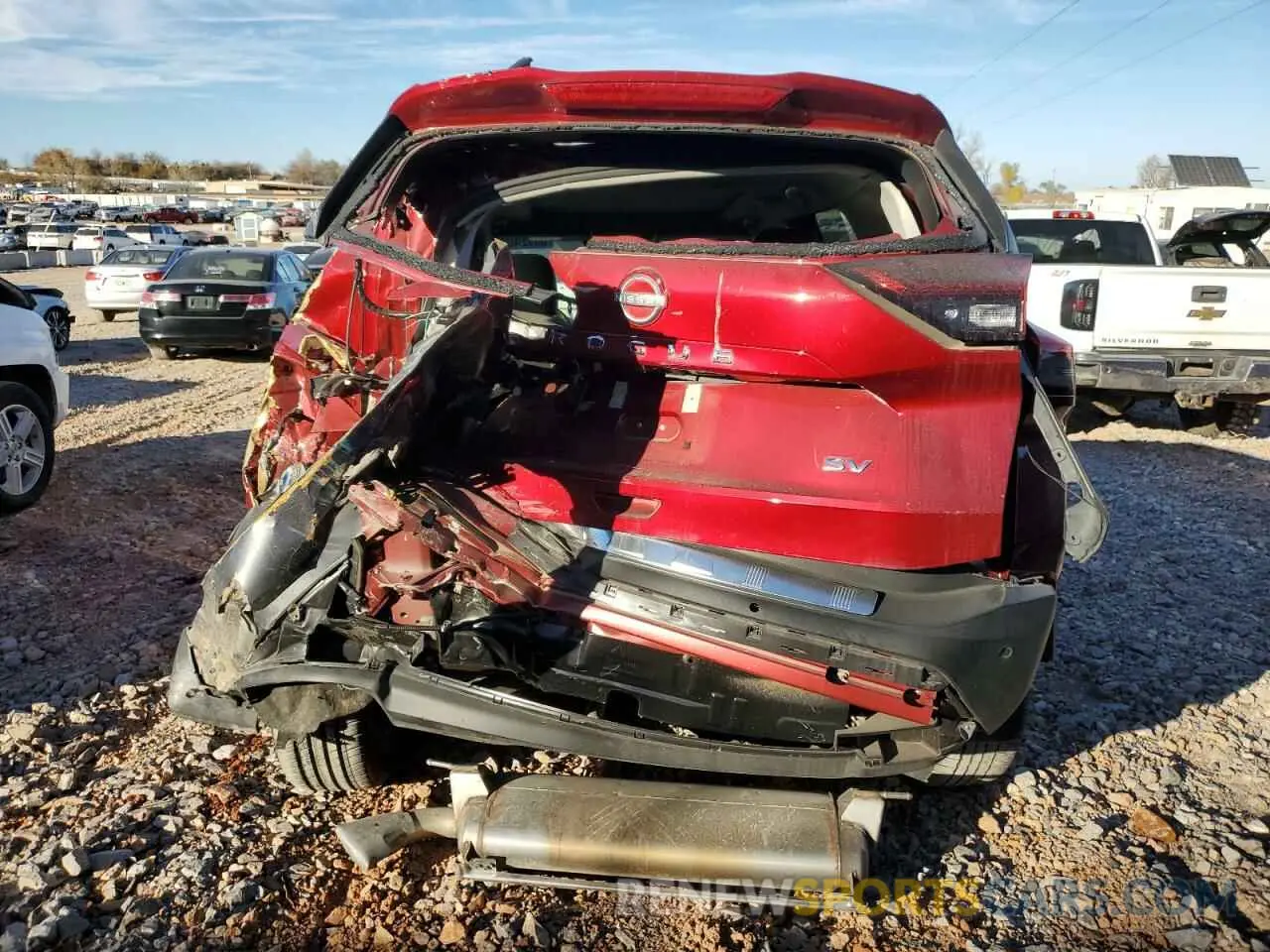 6 Photograph of a damaged car 5N1BT3BA9PC826101 NISSAN ROGUE 2023