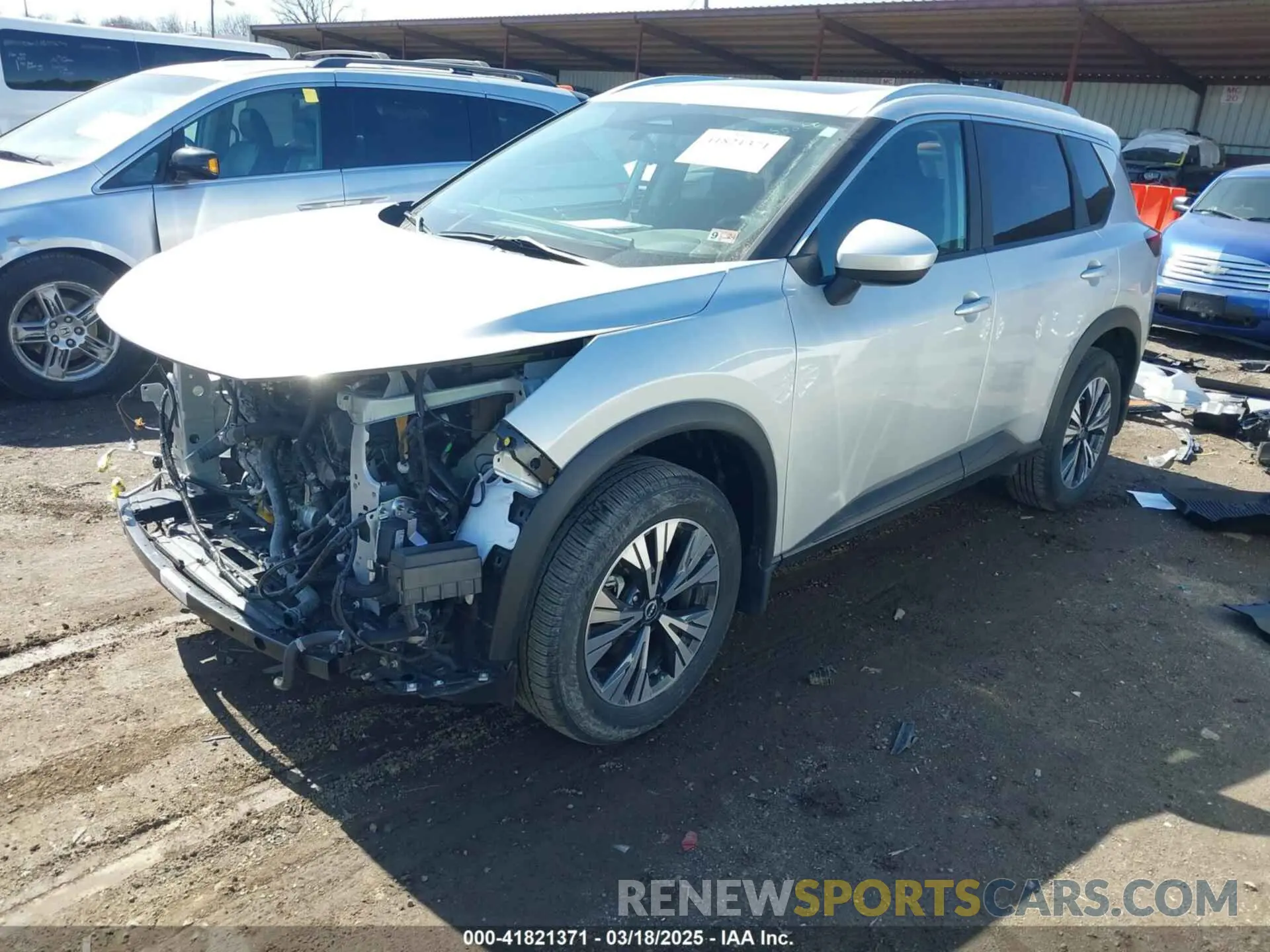 2 Photograph of a damaged car 5N1BT3BA9PC878215 NISSAN ROGUE 2023