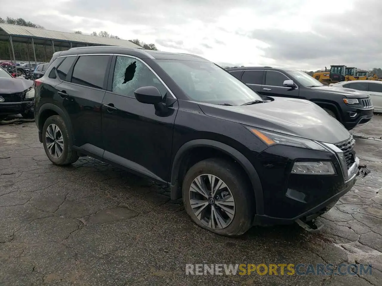 4 Photograph of a damaged car 5N1BT3BAXPC880698 NISSAN ROGUE 2023