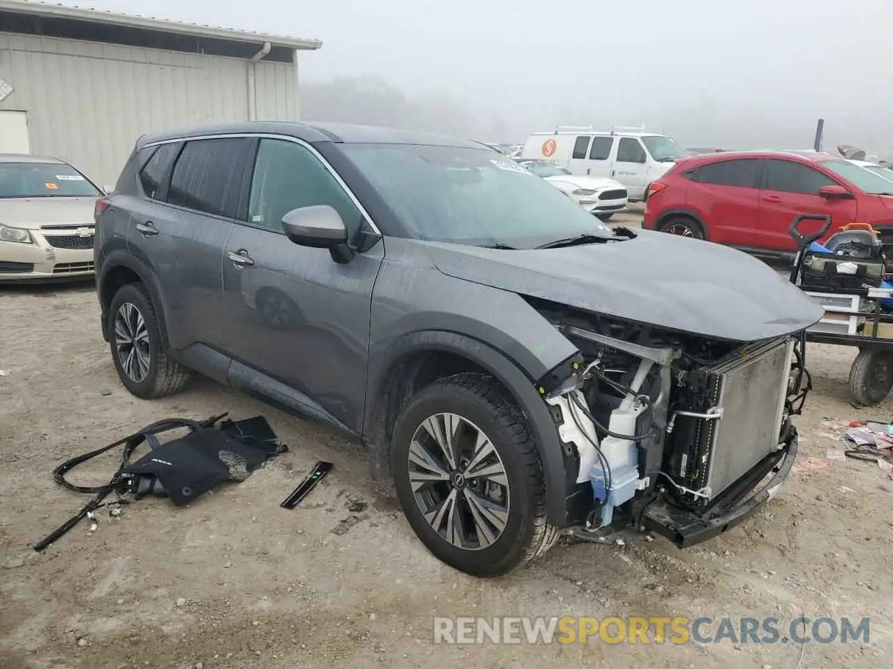 4 Photograph of a damaged car 5N1BT3BB0PC819806 NISSAN ROGUE 2023
