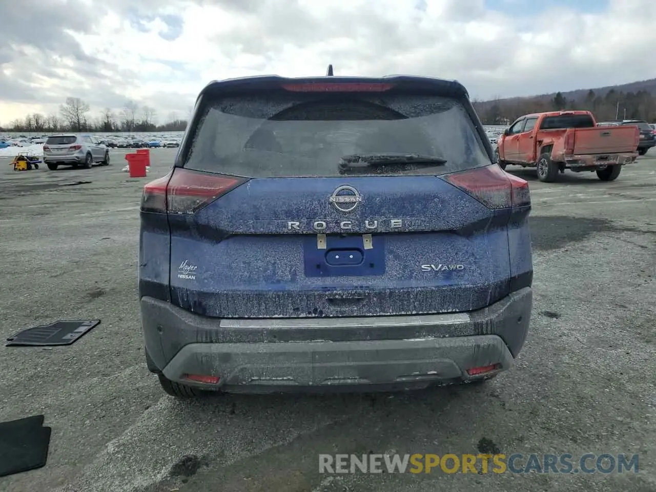 6 Photograph of a damaged car 5N1BT3BB0PC863997 NISSAN ROGUE 2023