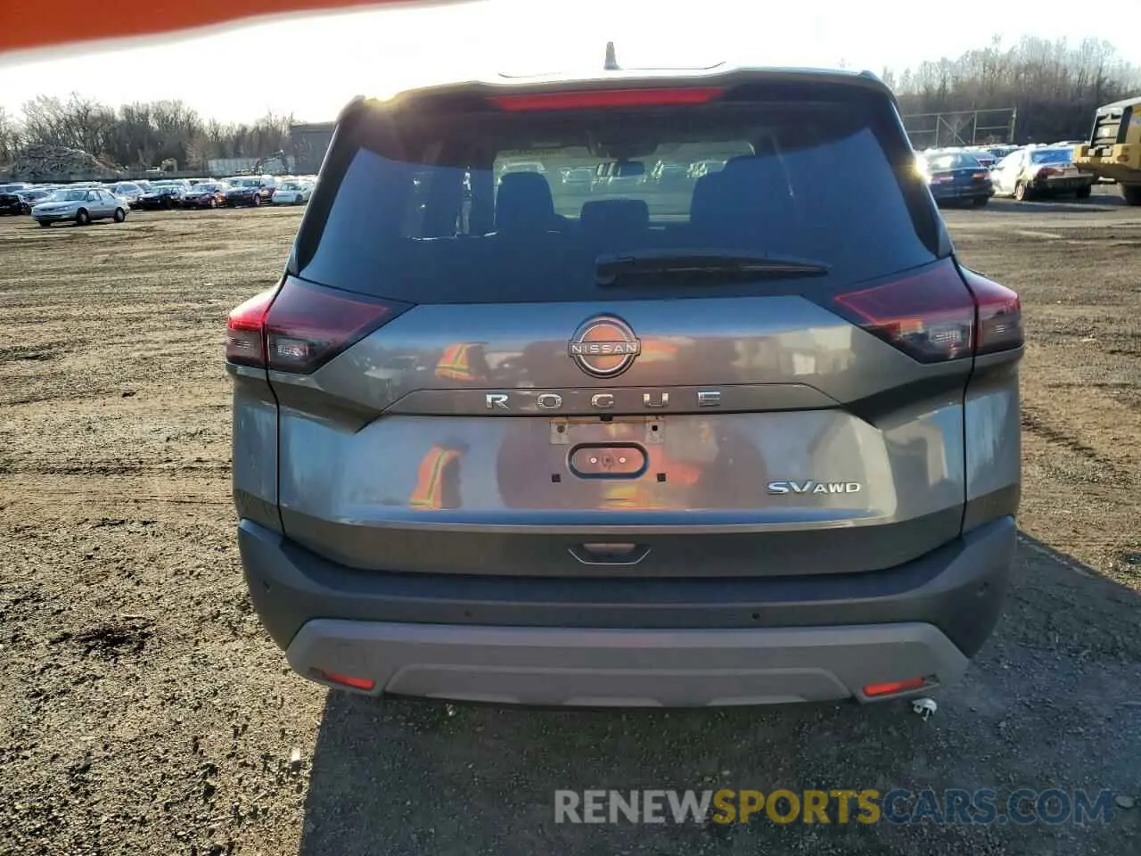 6 Photograph of a damaged car 5N1BT3BB1PC834315 NISSAN ROGUE 2023