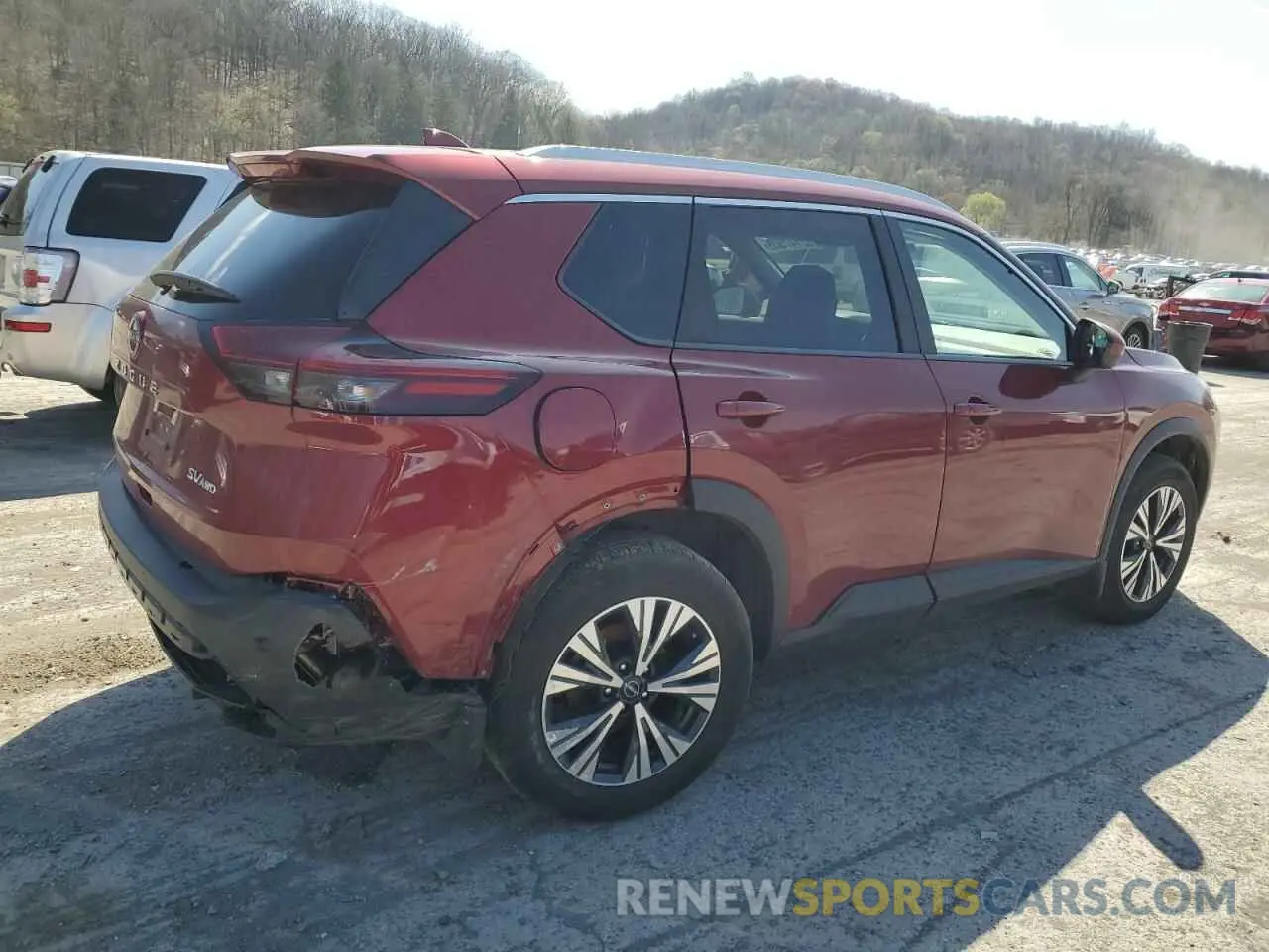 3 Photograph of a damaged car 5N1BT3BB1PC888455 NISSAN ROGUE 2023