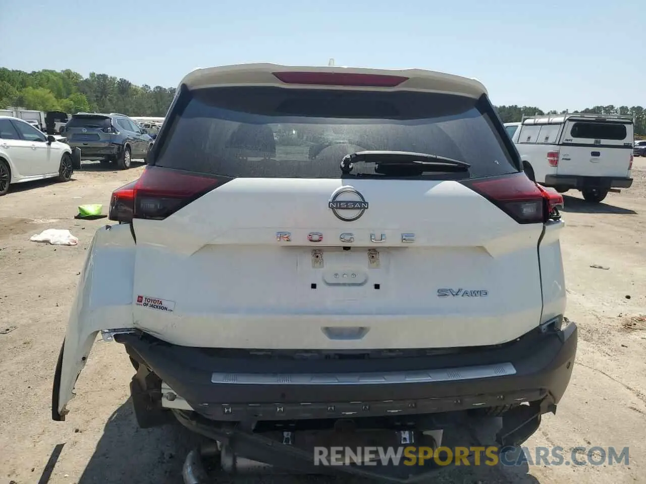6 Photograph of a damaged car 5N1BT3BB2PC737706 NISSAN ROGUE 2023