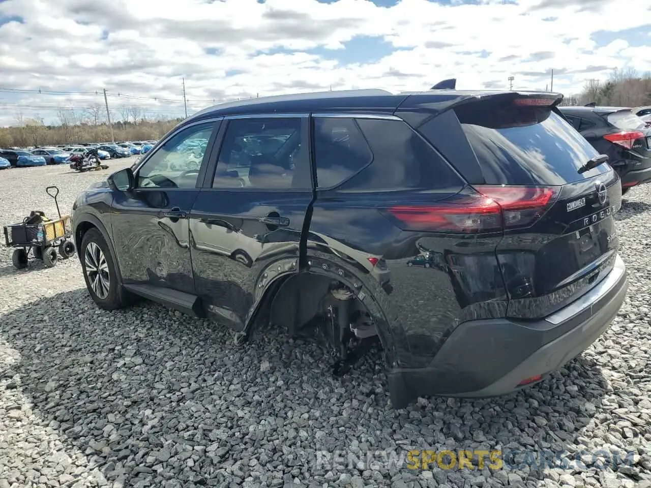 2 Photograph of a damaged car 5N1BT3BB3PC863265 NISSAN ROGUE 2023