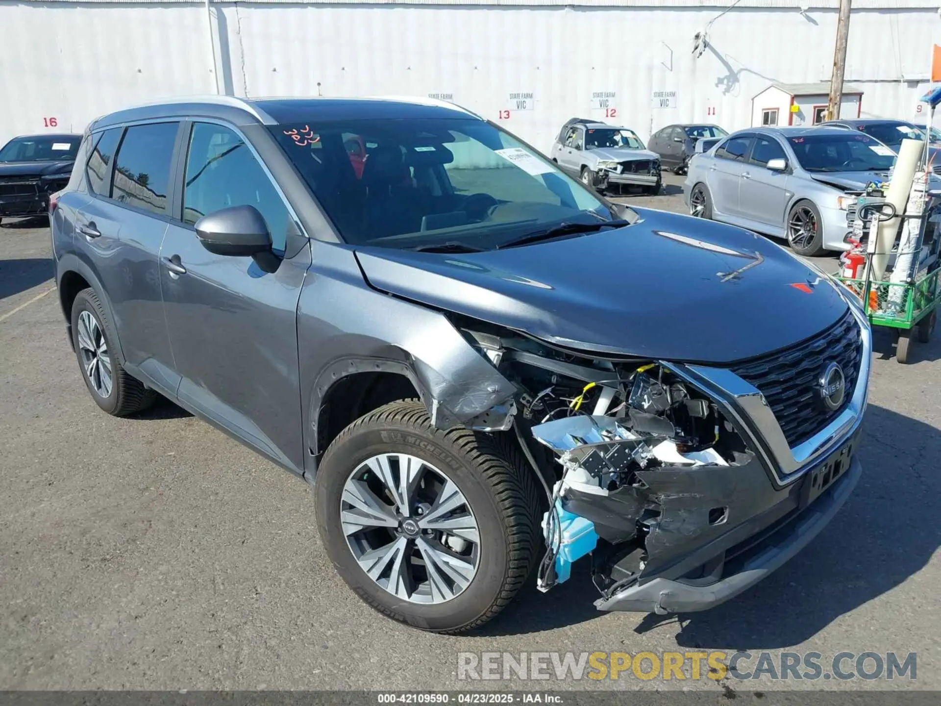 6 Photograph of a damaged car 5N1BT3BB4PC689416 NISSAN ROGUE 2023
