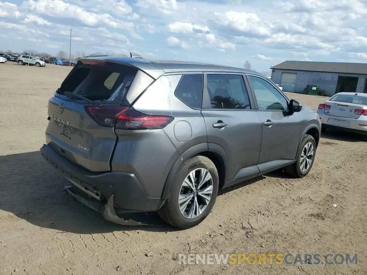 3 Photograph of a damaged car 5N1BT3BB4PC784963 NISSAN ROGUE 2023