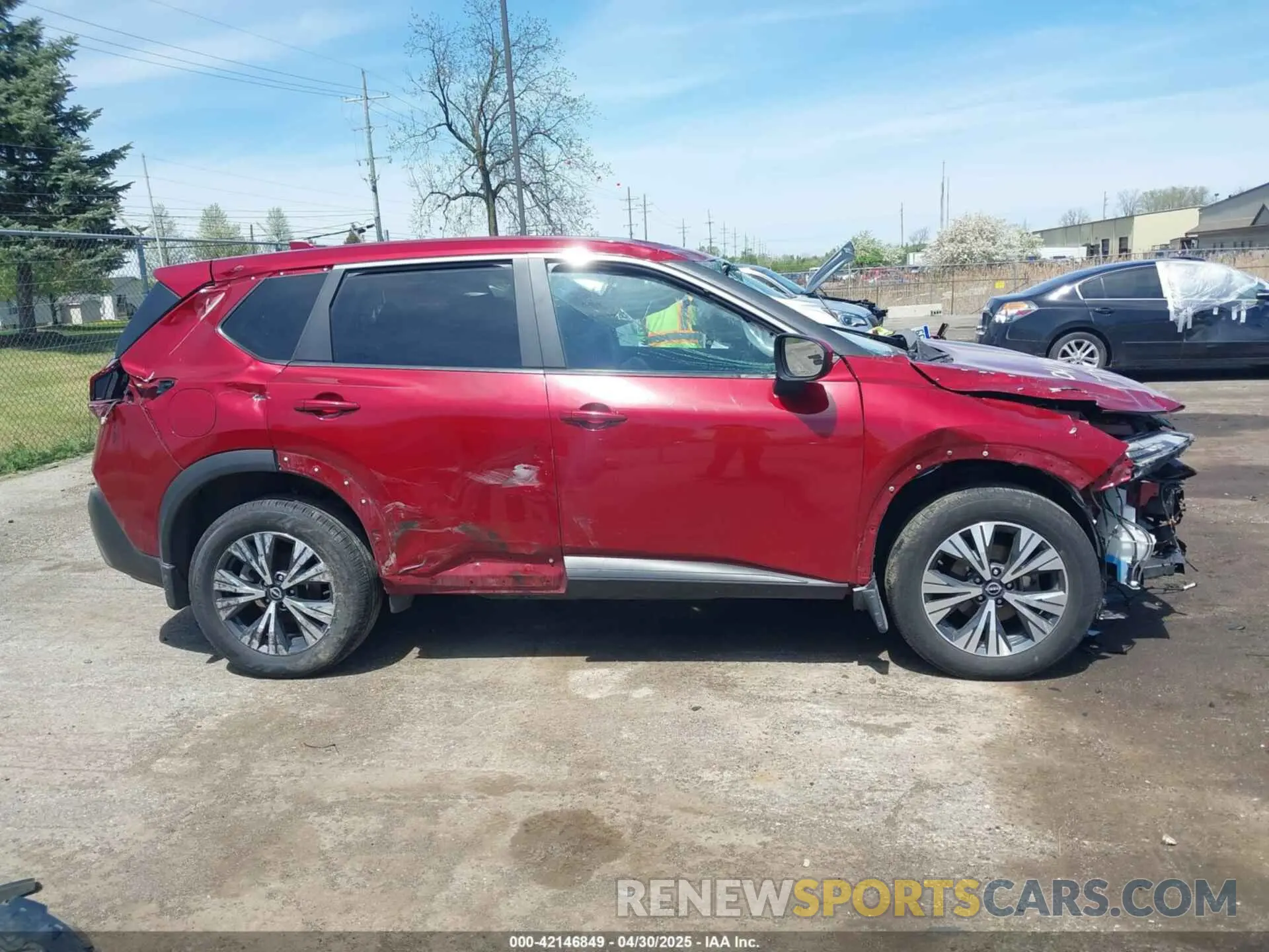 14 Photograph of a damaged car 5N1BT3BB5PC817159 NISSAN ROGUE 2023