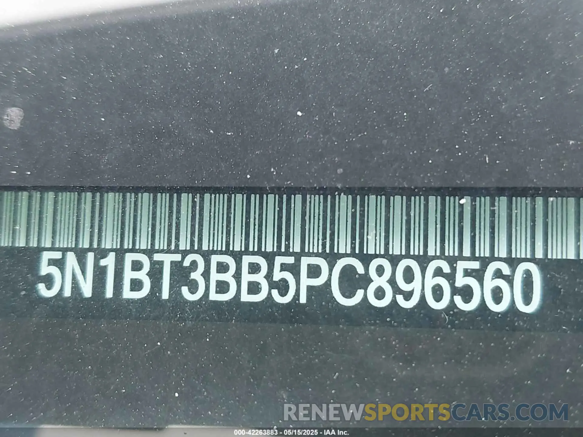 9 Photograph of a damaged car 5N1BT3BB5PC896560 NISSAN ROGUE 2023