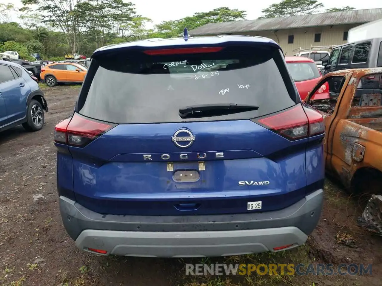 6 Photograph of a damaged car 5N1BT3BB7PC814120 NISSAN ROGUE 2023