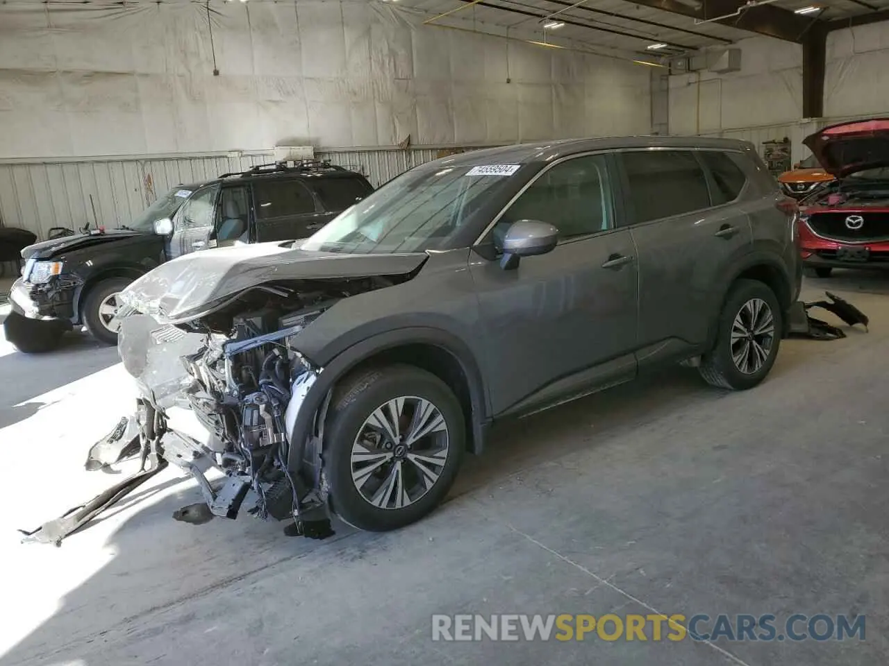 1 Photograph of a damaged car 5N1BT3BB7PC877654 NISSAN ROGUE 2023
