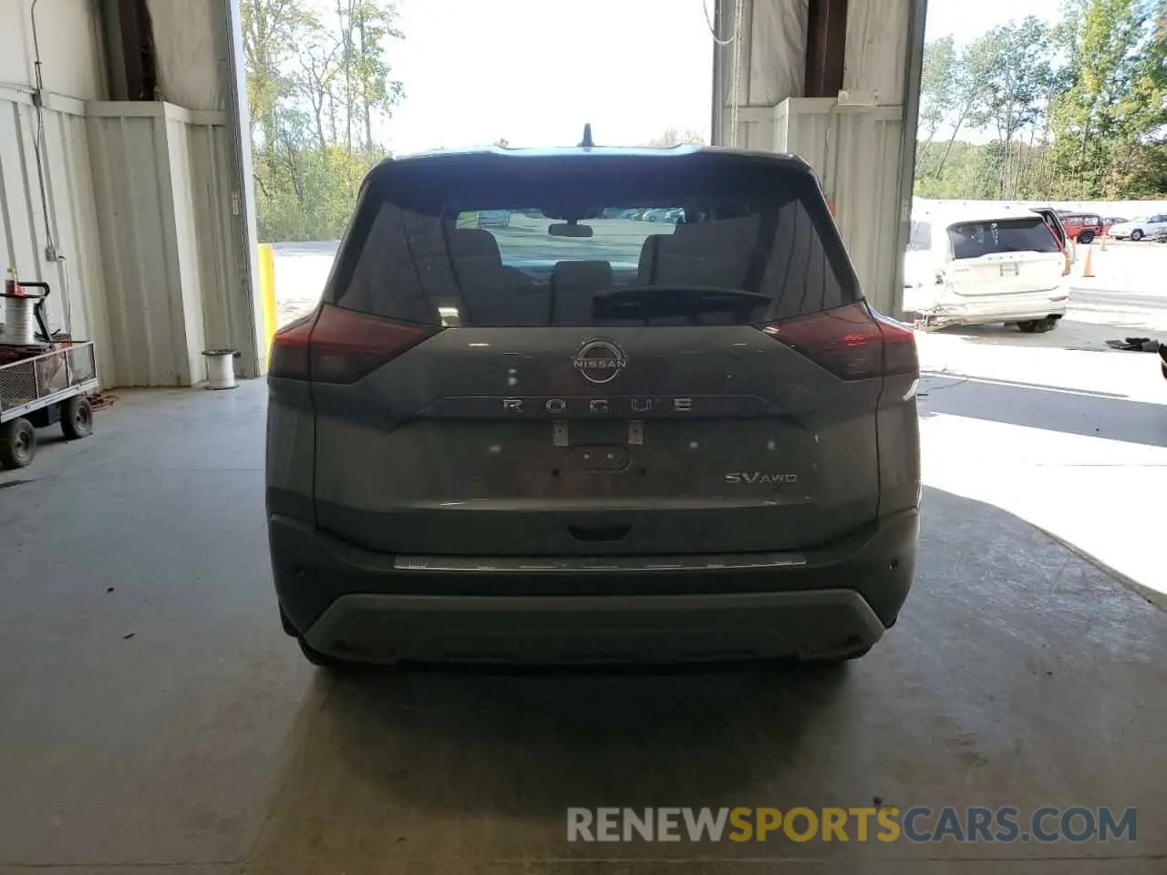 6 Photograph of a damaged car 5N1BT3BB7PC877654 NISSAN ROGUE 2023