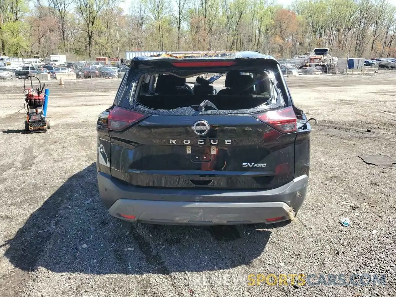6 Photograph of a damaged car 5N1BT3BB7PC892493 NISSAN ROGUE 2023