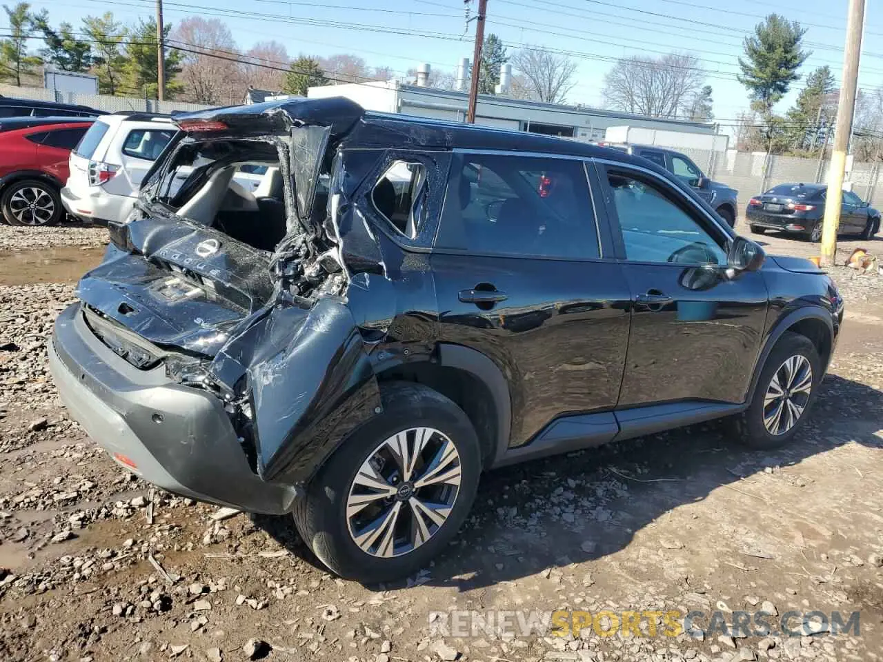 3 Photograph of a damaged car 5N1BT3BB7PC950005 NISSAN ROGUE 2023