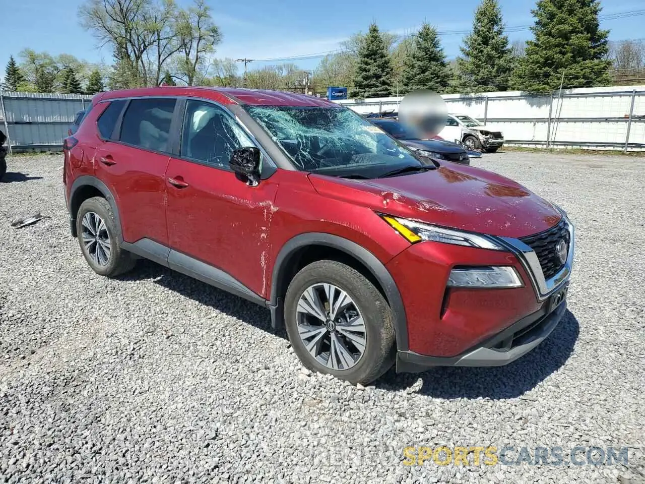 4 Photograph of a damaged car 5N1BT3BB8PC916820 NISSAN ROGUE 2023