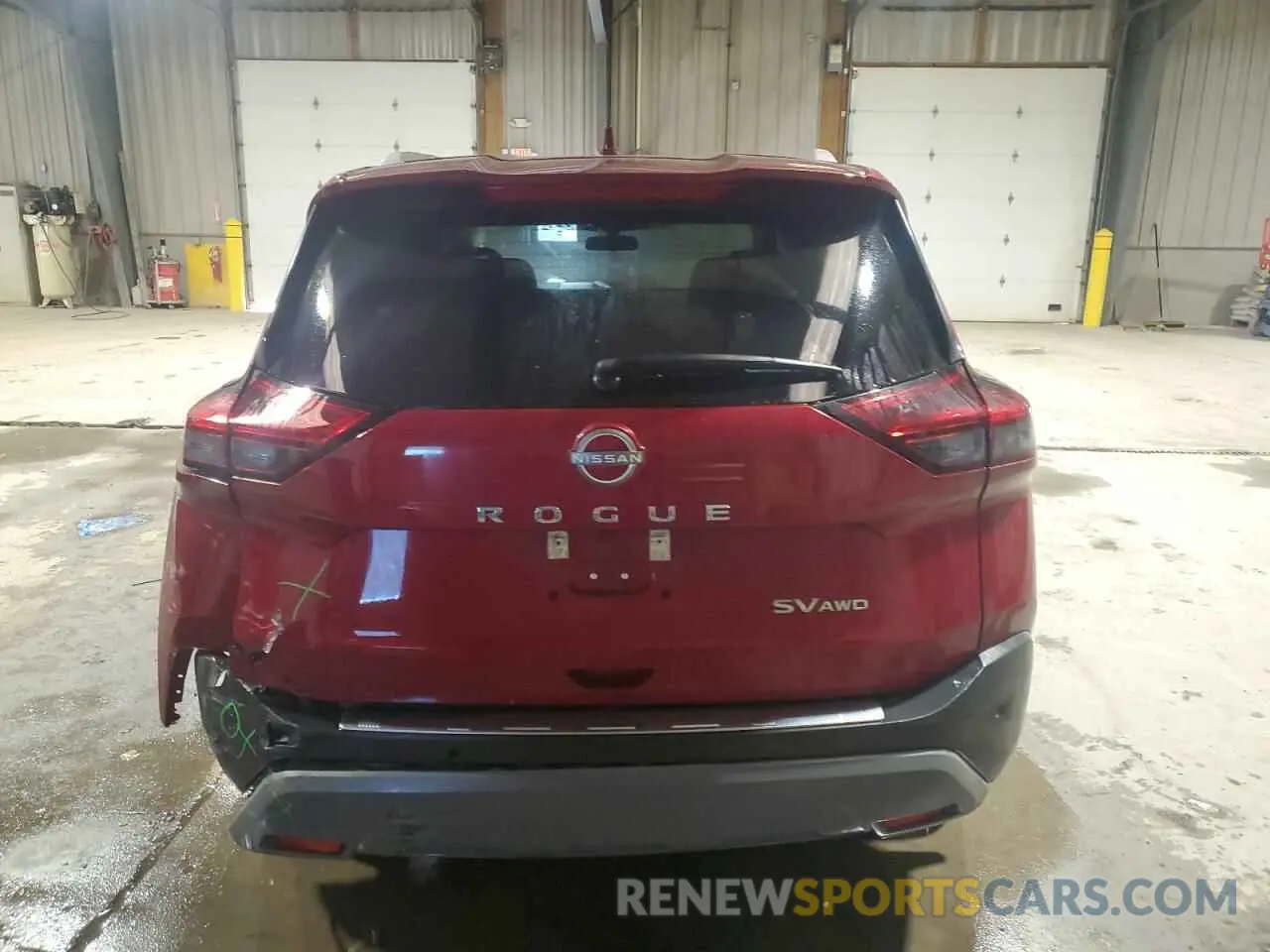 6 Photograph of a damaged car 5N1BT3BB9PC830285 NISSAN ROGUE 2023