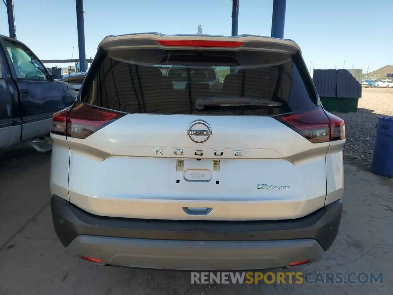 6 Photograph of a damaged car 5N1BT3BB9PC897274 NISSAN ROGUE 2023