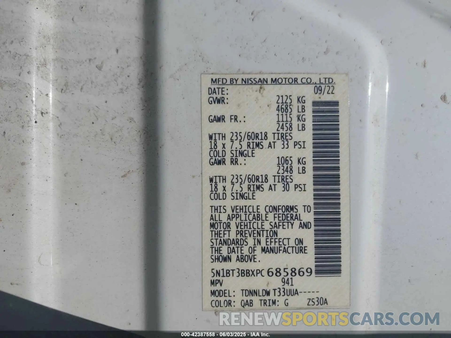 9 Photograph of a damaged car 5N1BT3BBXPC685869 NISSAN ROGUE 2023