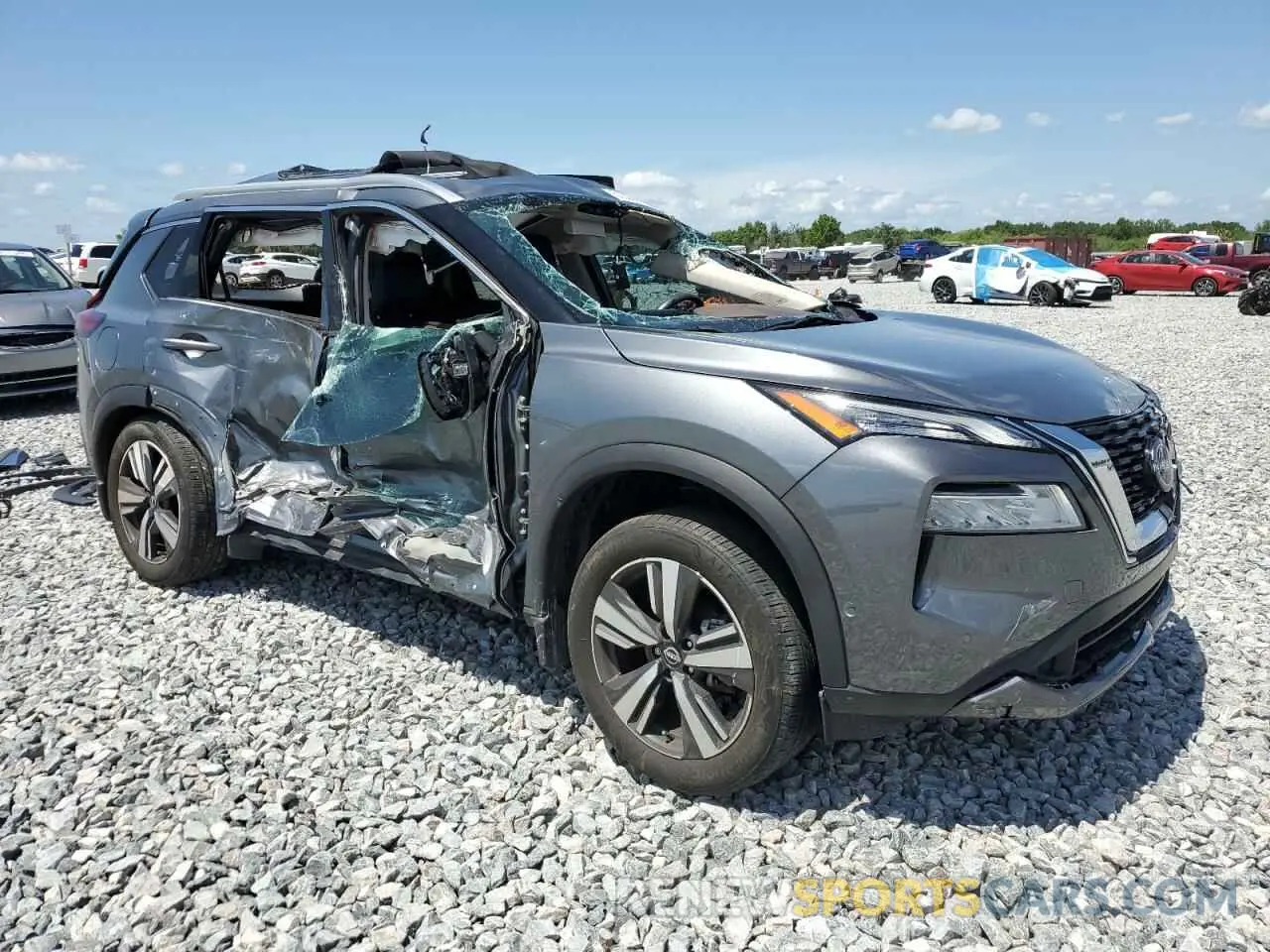 4 Photograph of a damaged car 5N1BT3CA1PC872214 NISSAN ROGUE 2023