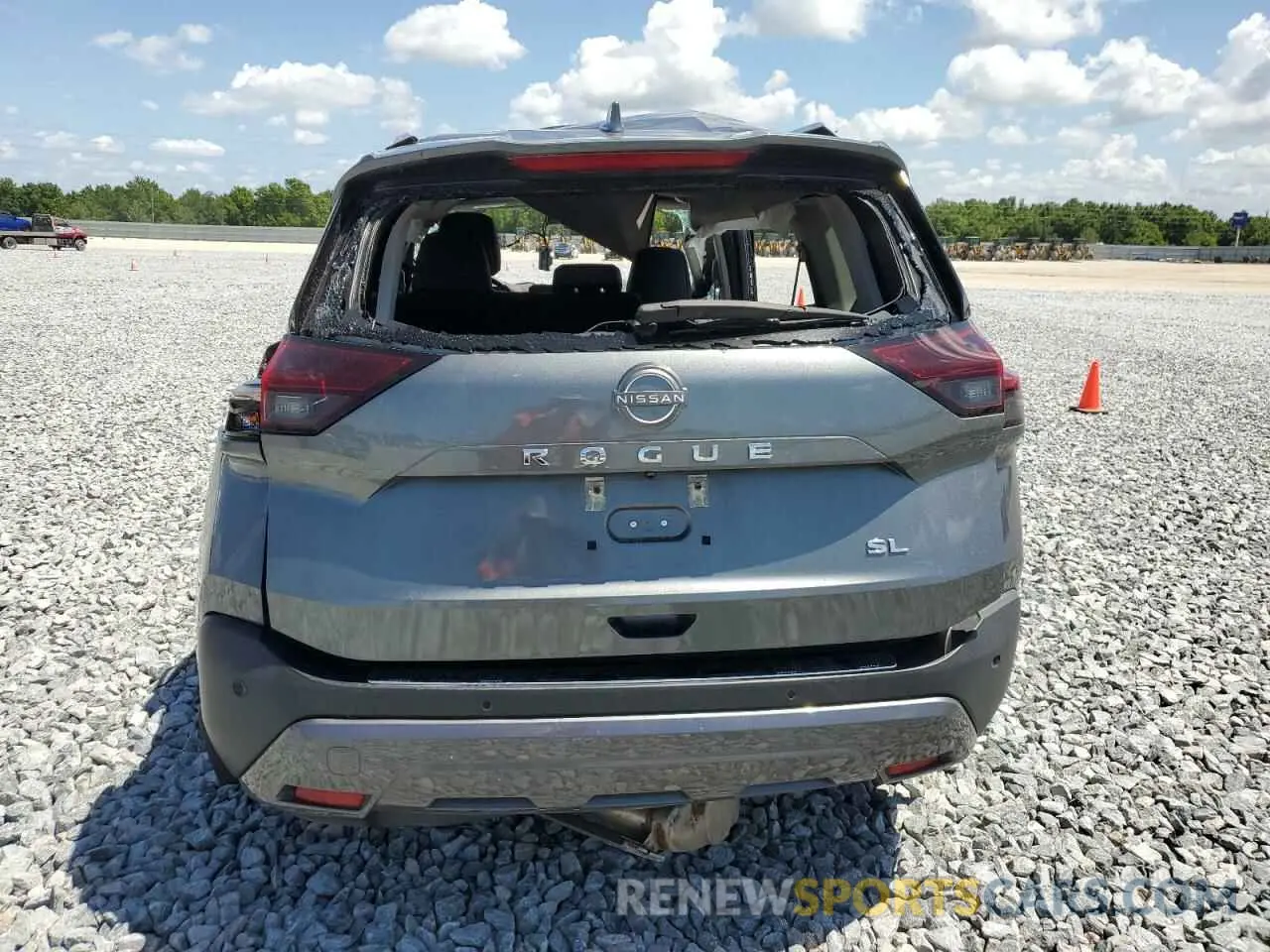 6 Photograph of a damaged car 5N1BT3CA1PC872214 NISSAN ROGUE 2023