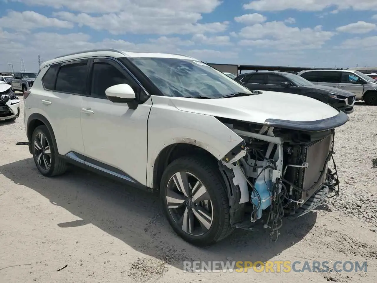 4 Photograph of a damaged car 5N1BT3CA2PC687766 NISSAN ROGUE 2023