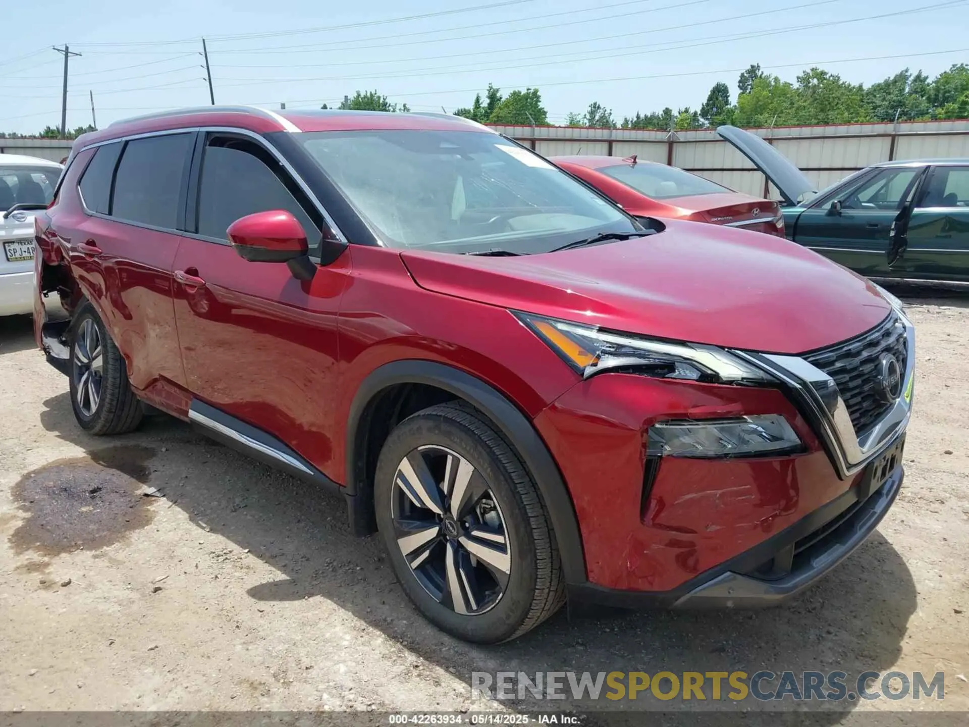 1 Photograph of a damaged car 5N1BT3CA2PC840467 NISSAN ROGUE 2023