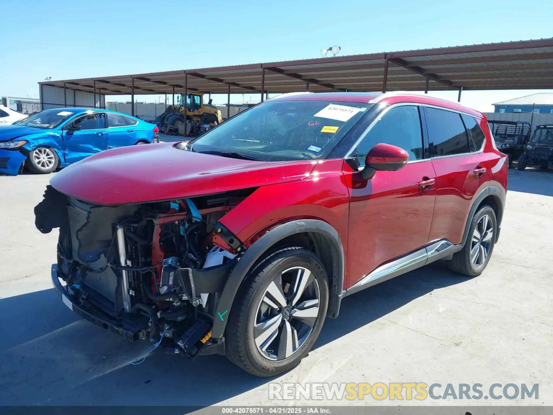2 Photograph of a damaged car 5N1BT3CA5PC878243 NISSAN ROGUE 2023