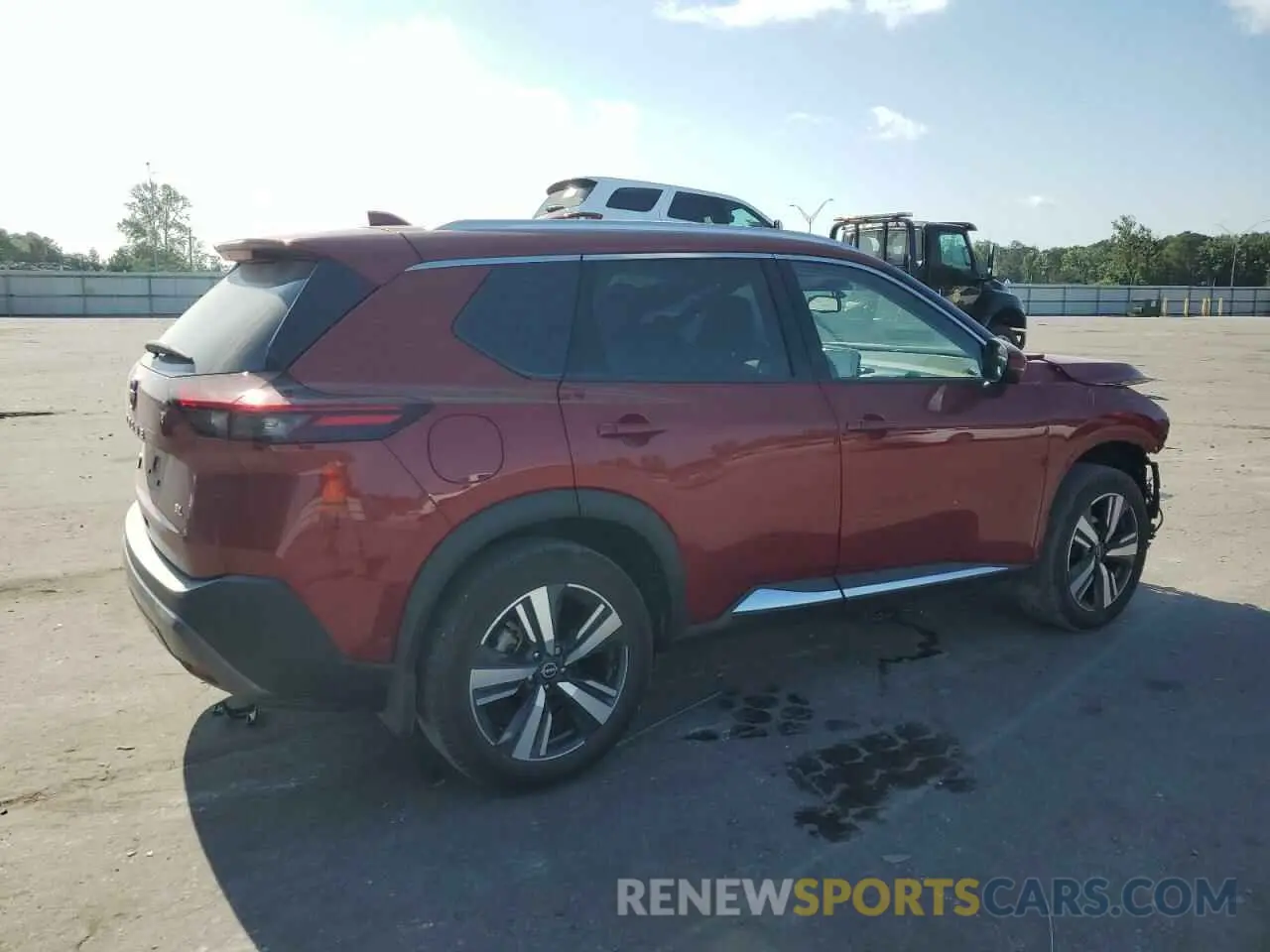 3 Photograph of a damaged car 5N1BT3CA6PC922668 NISSAN ROGUE 2023
