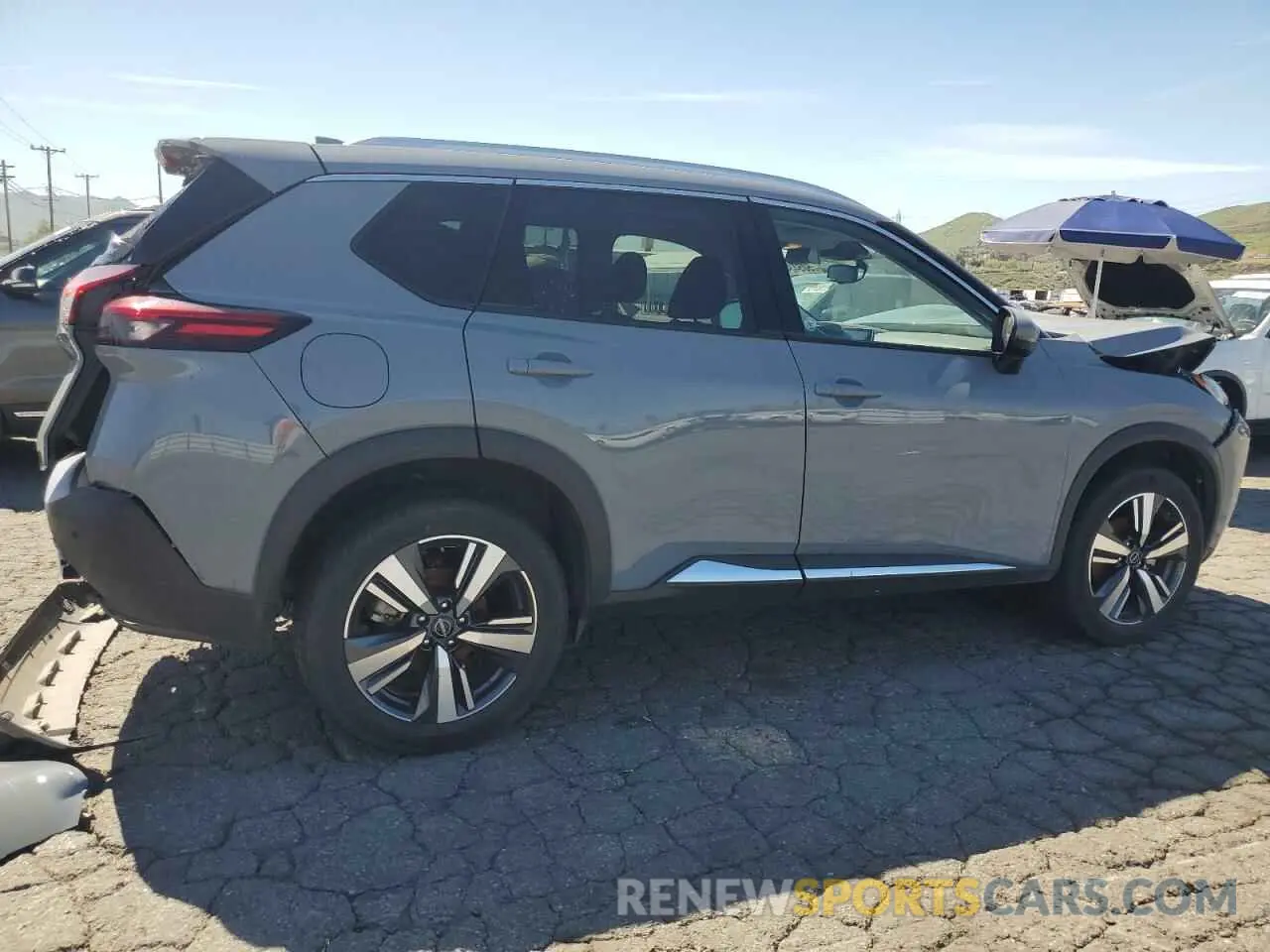 3 Photograph of a damaged car 5N1BT3CA8PC802743 NISSAN ROGUE 2023
