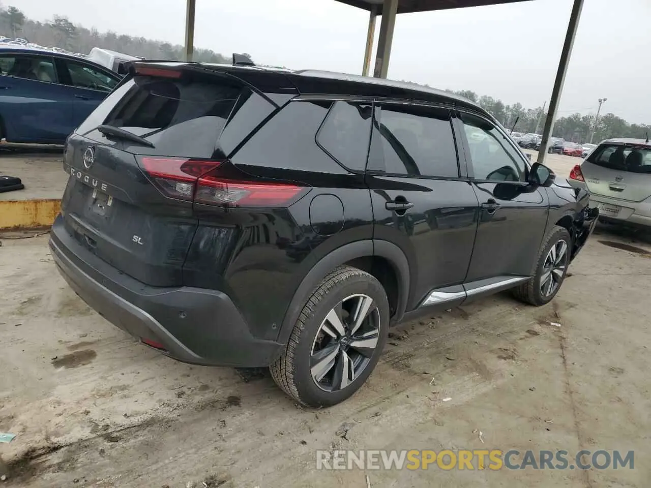 3 Photograph of a damaged car 5N1BT3CA8PC810714 NISSAN ROGUE 2023