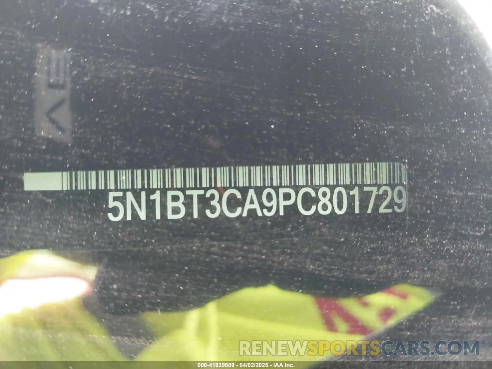 9 Photograph of a damaged car 5N1BT3CA9PC801729 NISSAN ROGUE 2023
