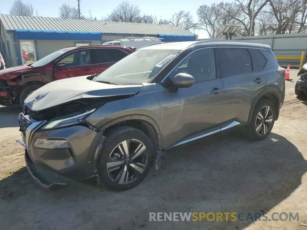 1 Photograph of a damaged car 5N1BT3CA9PC933745 NISSAN ROGUE 2023
