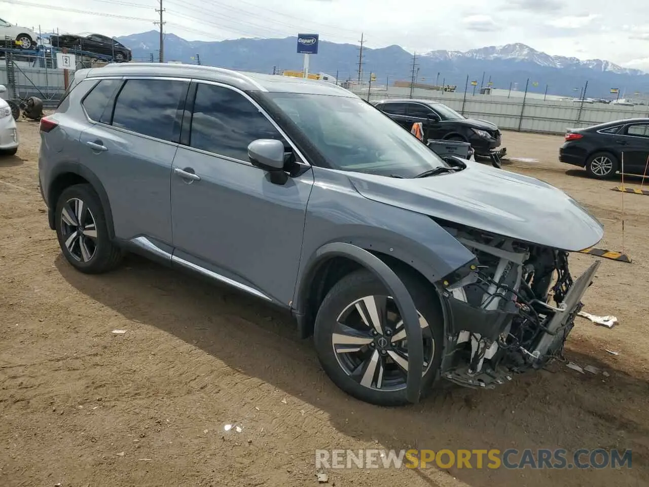 4 Photograph of a damaged car 5N1BT3CB0PC920794 NISSAN ROGUE 2023