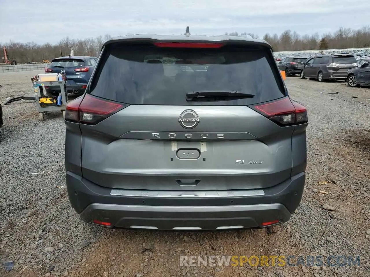 6 Photograph of a damaged car 5N1BT3CB0PC933142 NISSAN ROGUE 2023