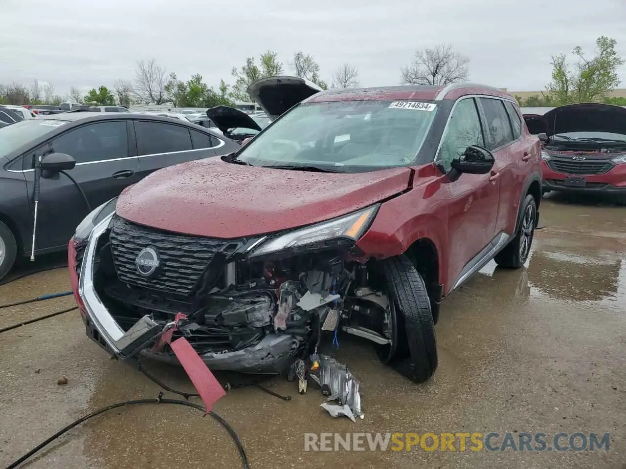 1 Photograph of a damaged car 5N1BT3CB1PC901526 NISSAN ROGUE 2023
