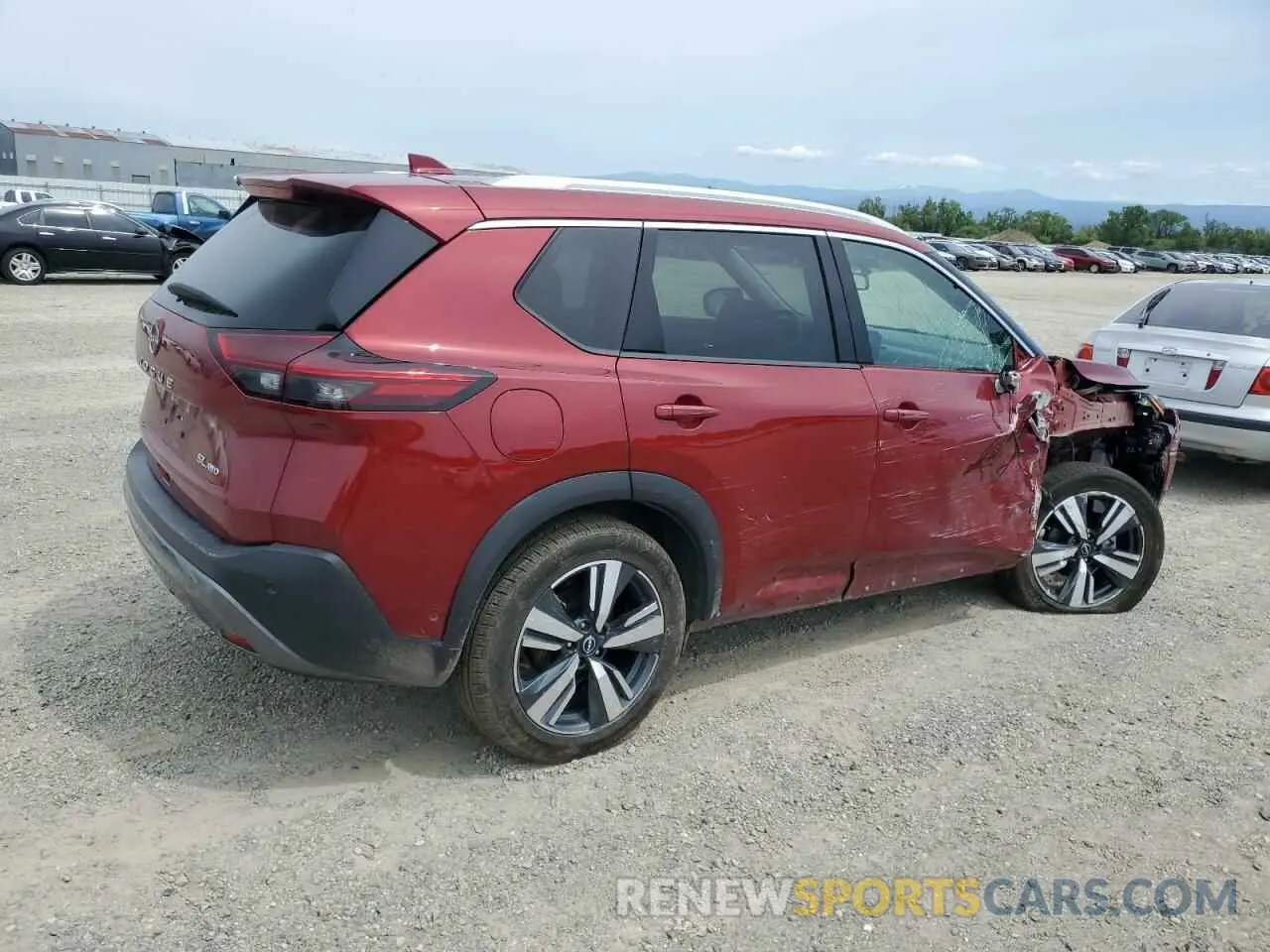 3 Photograph of a damaged car 5N1BT3CB3PC808717 NISSAN ROGUE 2023