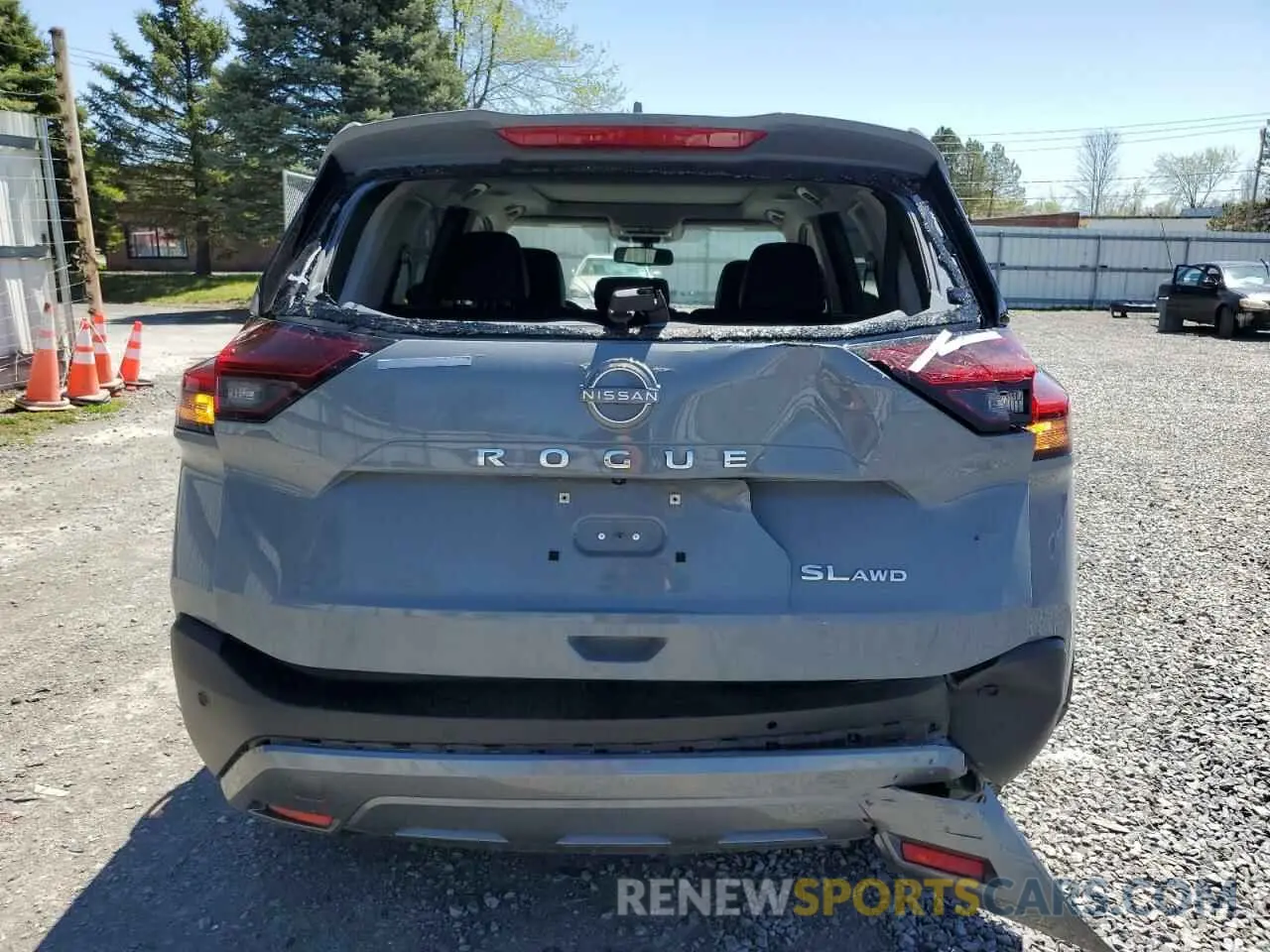 6 Photograph of a damaged car 5N1BT3CB6PC789287 NISSAN ROGUE 2023