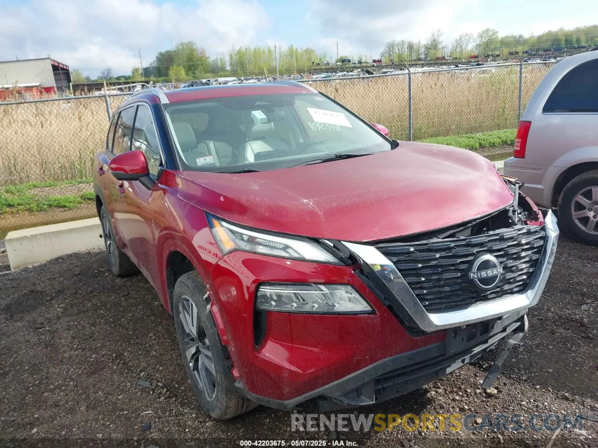 1 Photograph of a damaged car 5N1BT3CB6PC800062 NISSAN ROGUE 2023
