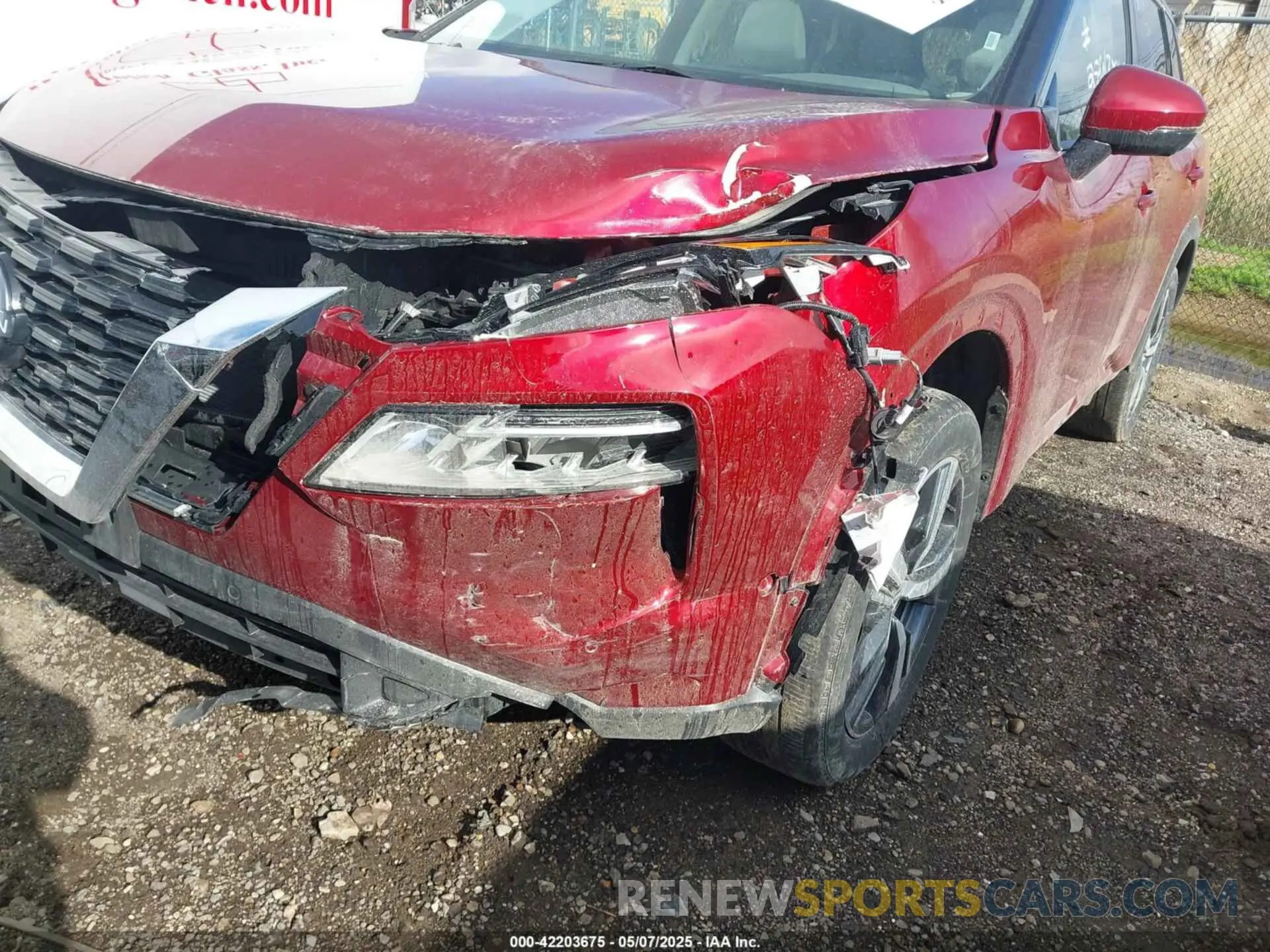 6 Photograph of a damaged car 5N1BT3CB6PC800062 NISSAN ROGUE 2023