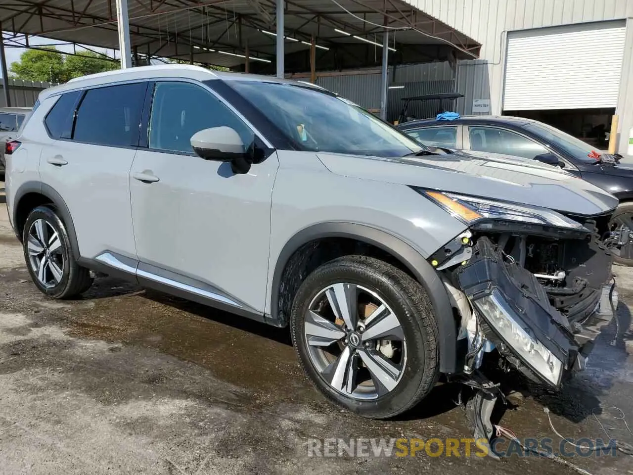 4 Photograph of a damaged car 5N1BT3CB7PC792389 NISSAN ROGUE 2023