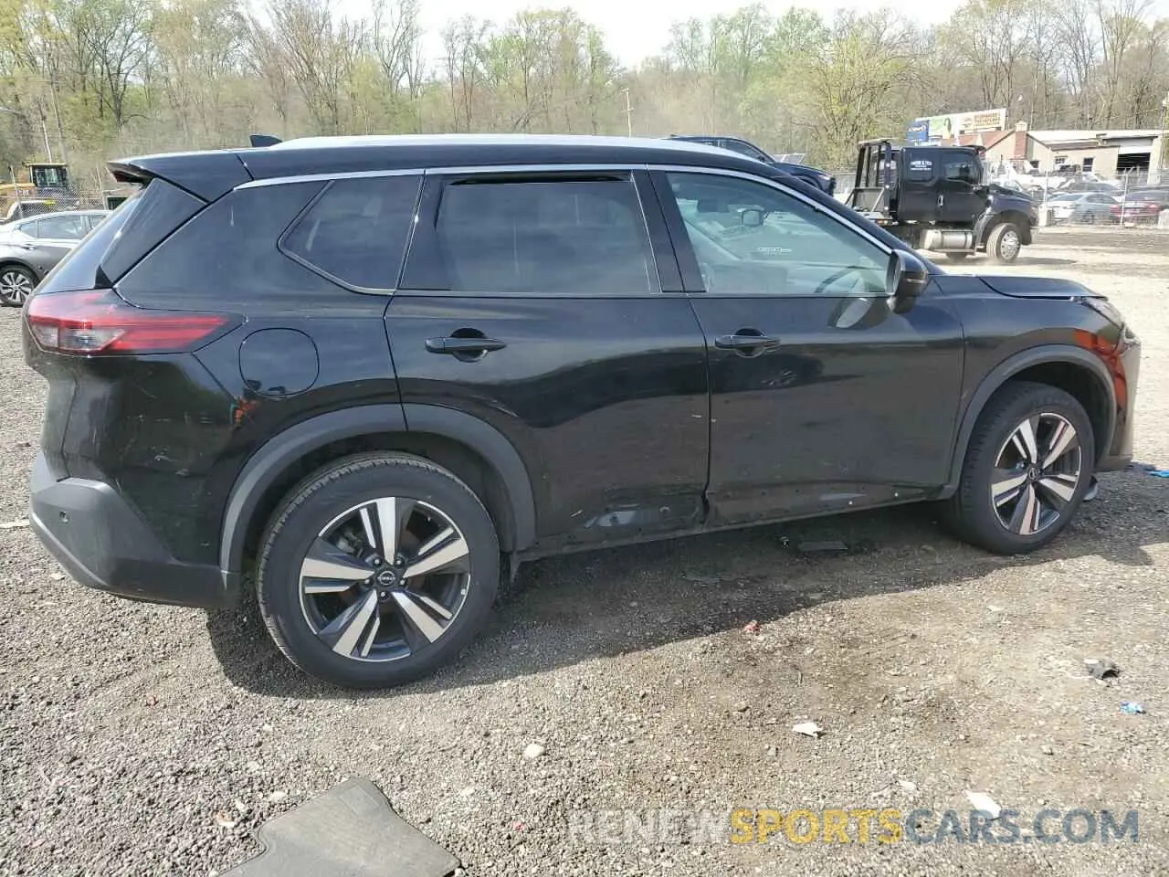 3 Photograph of a damaged car 5N1BT3CB7PC799374 NISSAN ROGUE 2023