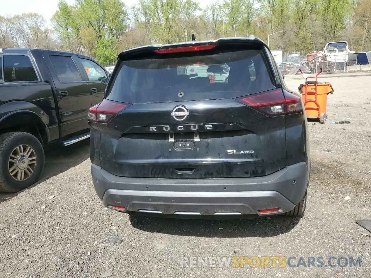 6 Photograph of a damaged car 5N1BT3CB7PC799374 NISSAN ROGUE 2023