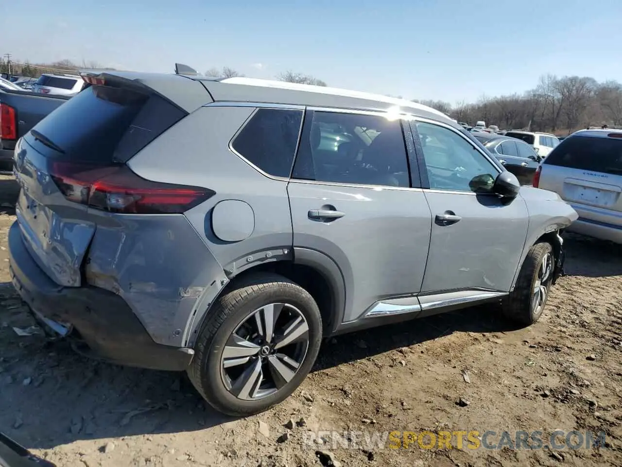 3 Photograph of a damaged car 5N1BT3CB8PC801343 NISSAN ROGUE 2023