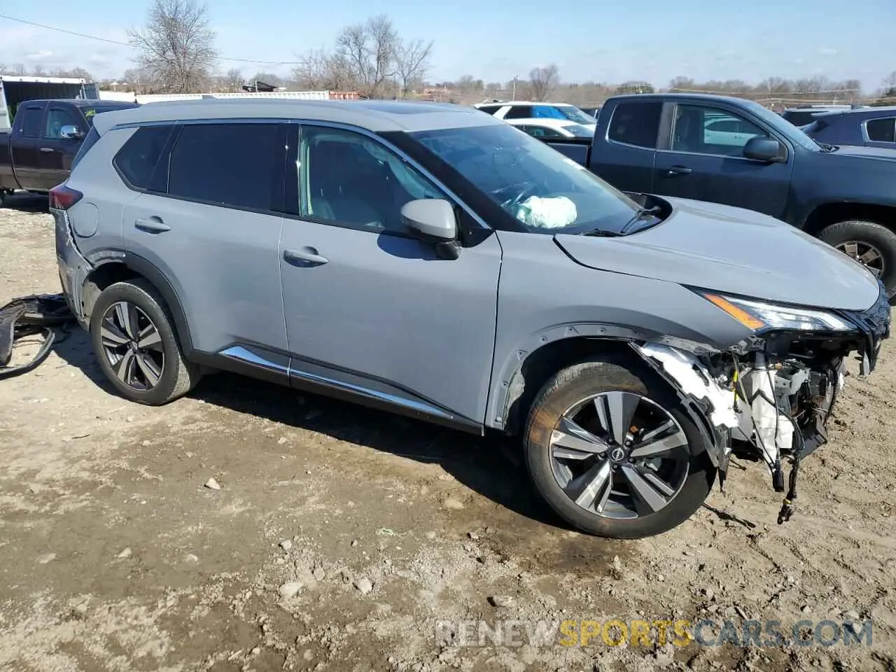 4 Photograph of a damaged car 5N1BT3CB8PC801343 NISSAN ROGUE 2023