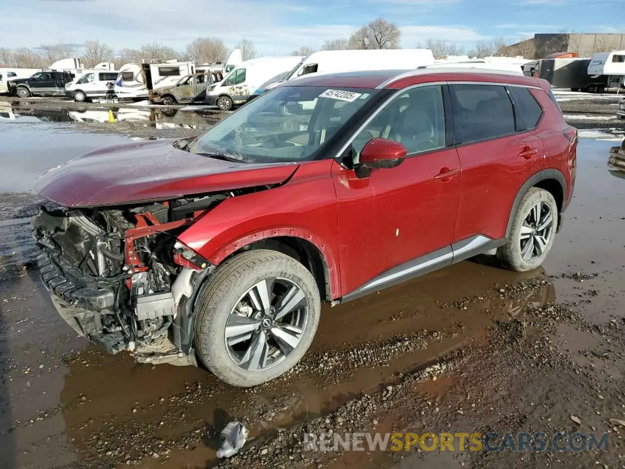 1 Photograph of a damaged car 5N1BT3CB9PC777375 NISSAN ROGUE 2023