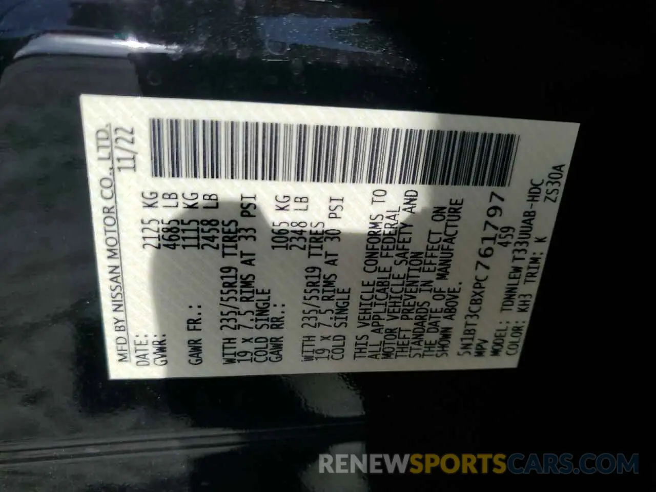 13 Photograph of a damaged car 5N1BT3CBXPC761797 NISSAN ROGUE 2023