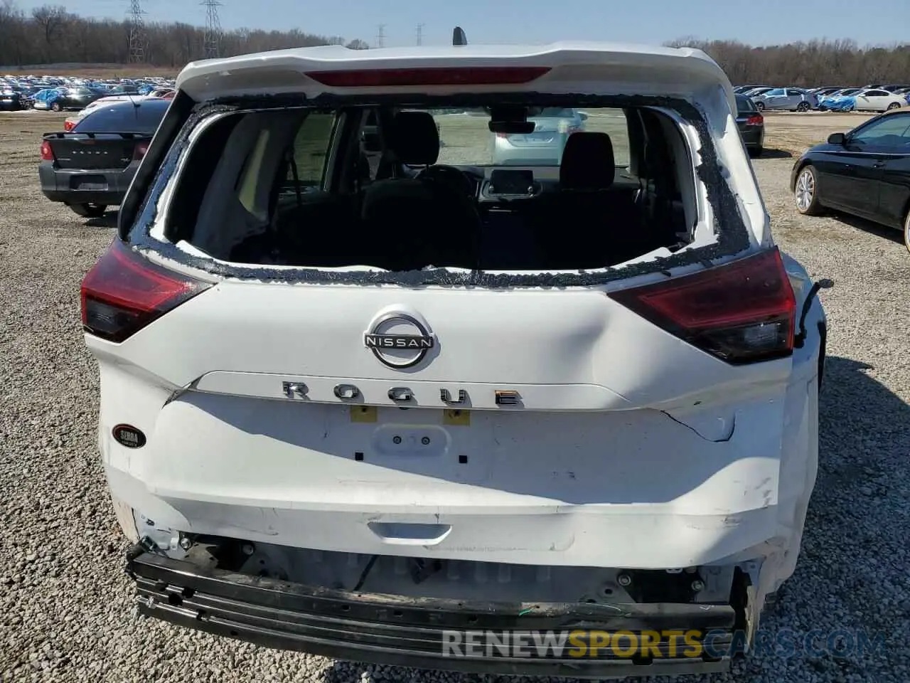 6 Photograph of a damaged car JN8BT3AA0PW003419 NISSAN ROGUE 2023
