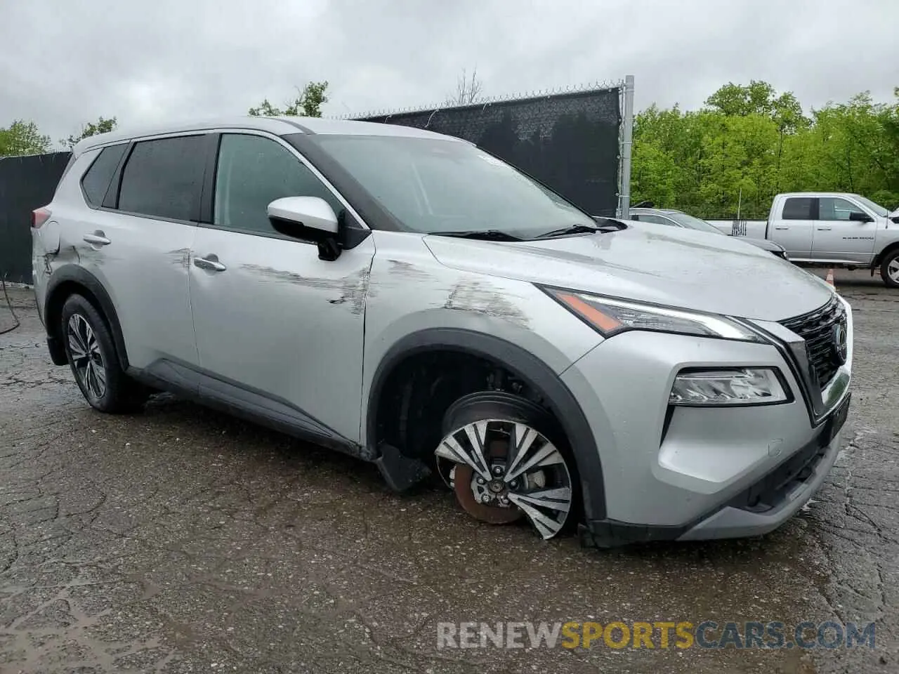 4 Photograph of a damaged car JN8BT3BA0PW407853 NISSAN ROGUE 2023