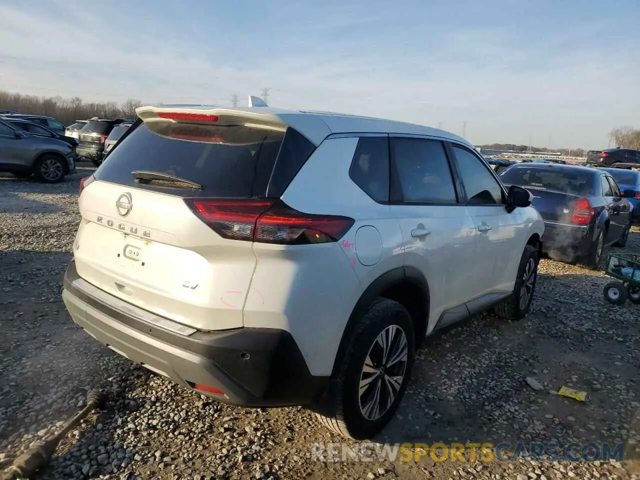3 Photograph of a damaged car JN8BT3BA0PW428511 NISSAN ROGUE 2023
