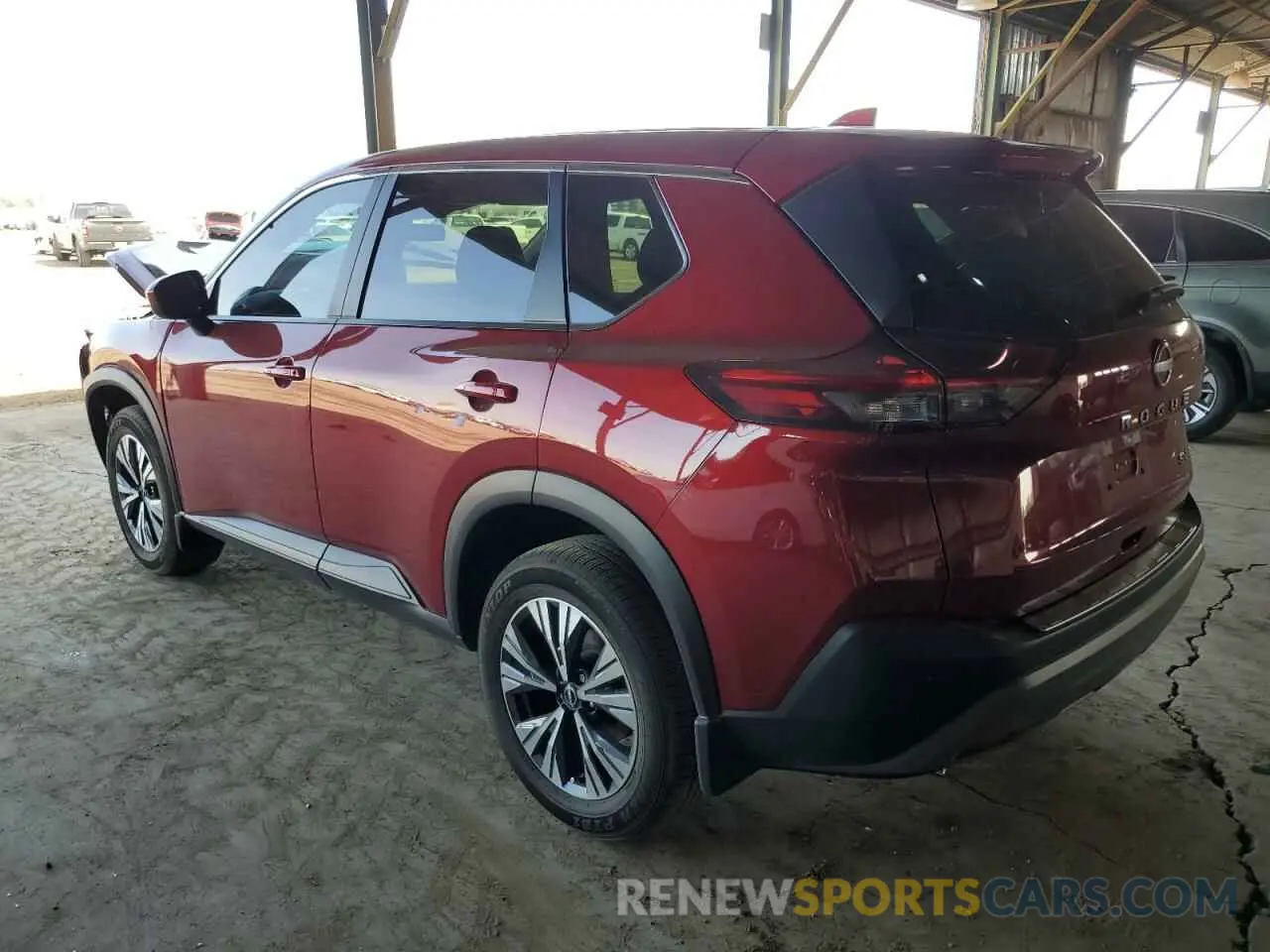 2 Photograph of a damaged car JN8BT3BA1PW012337 NISSAN ROGUE 2023